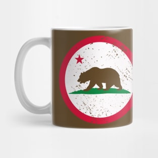 Retro California State Flag // Vintage California Grunge Emblem Mug